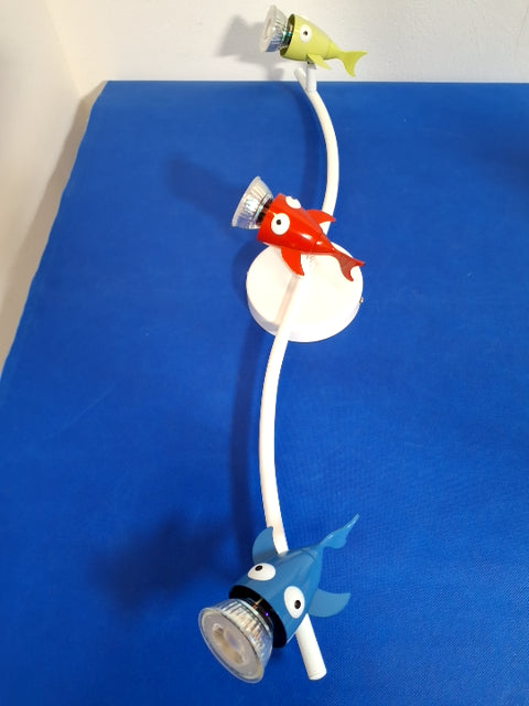 Fiskelampe med tre spot